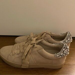 Joie Neutral Sneaker in Suede